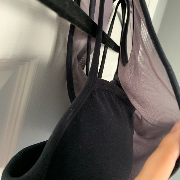 Diadora Luxe Women’s Sarah Bra - Purple Mesh - Picture 3 of 5